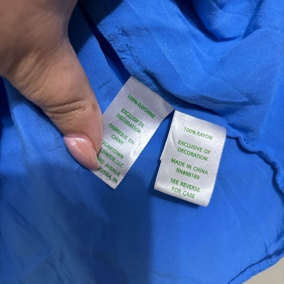 Lilly Pulitzer Moira Off The Shoulder Bennet Top SM Embroidered Bell Sleeves - Picture 5 of 6